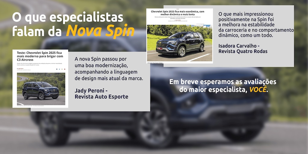 Lançamento do Chevrolet Spin 2025