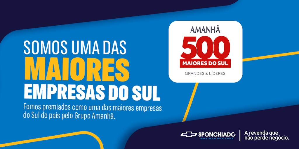 Sponchiado entre as 500 Maiores do Sul