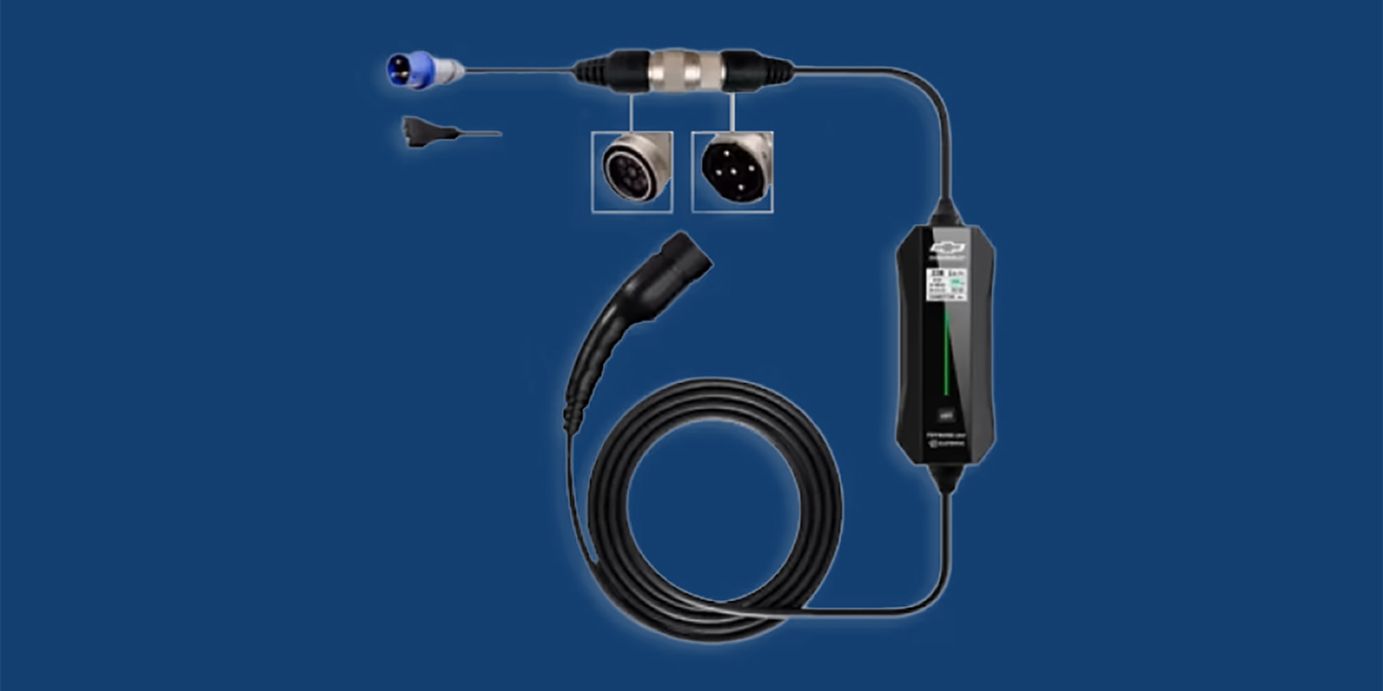 A Blazer EV RS vem equipada com carregador Dual Smart Charger
